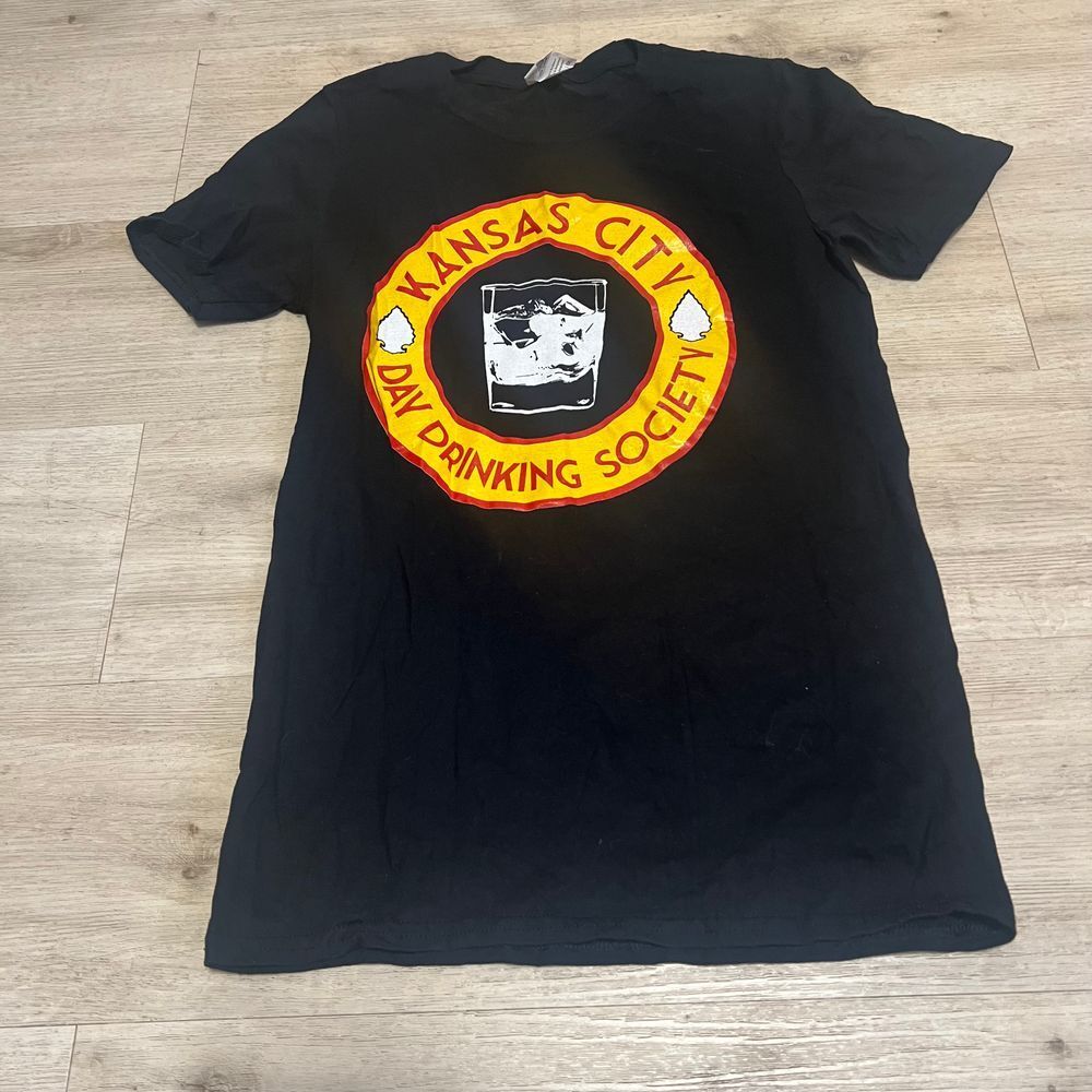 Kansas City Day Drinking Society Mens‎ Sz S Shirt Black Punk Oi! Skinhead